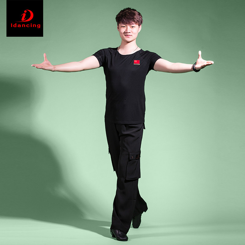Dancebaby拉丁舞新品男士蹈练功服摩登舞圆领国旗标短袖上衣ID139|ruв категории движение/йога/фитнес/фанаты товаров, танец/аэробика/гимнастика, латинский танец, латинского танца костюм - от Buy2taobao.com для оказания профессиональной услуги покупки агента Taobao