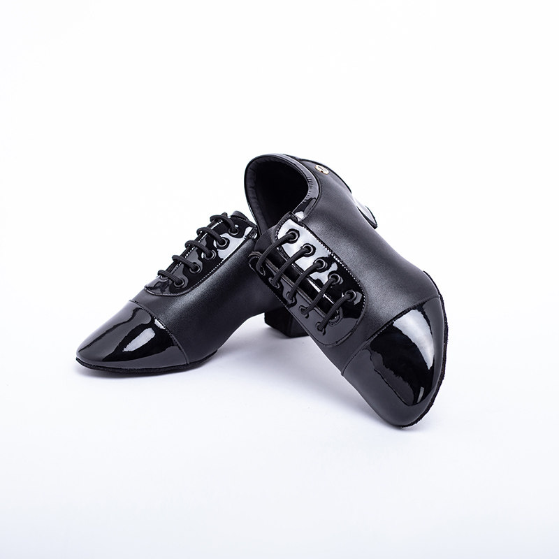 茜卡索拉丁舞鞋男童专业舞蹈比赛鞋子男孩皮鞋新款拉丁鞋男g9203