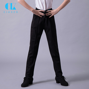 口袋抽绳松紧表演练功服G6012 运动裤 茜卡索拉丁舞服男童夏季 新款