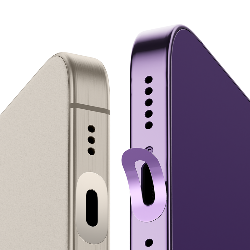 苹果17promax手机充电口防刮保护贴金属iPhone16电源口贴膜15Pro数据口保护膜苹果14Plus尾插充电口膜16e配件