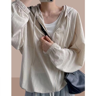 2026新款小个子冰丝防晒衣女夏季休闲百搭轻薄开衫上衣防晒外套