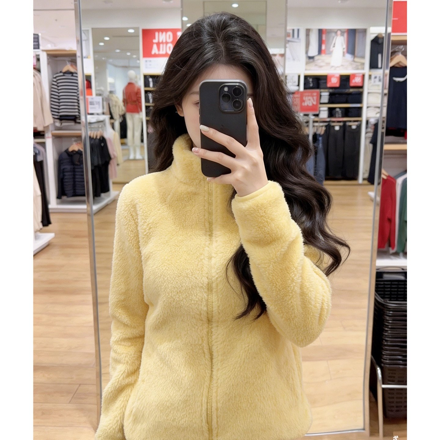 羊羔毛茸茸外套女2026冬季摇粒绒内胆保暖皮草内搭立领加绒厚外套,女装/女士精品,卫衣/绒衫,淘宝优惠券,粉丝福利购,淘宝优惠卷