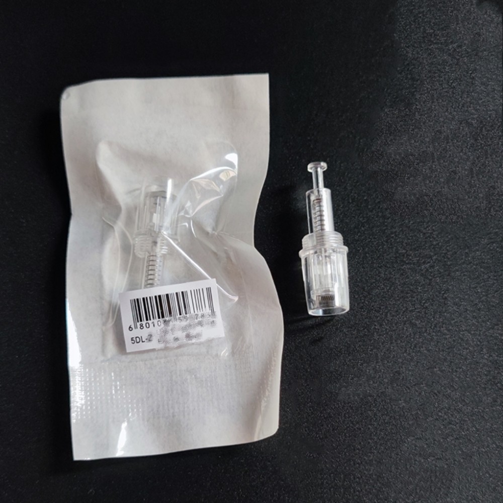 长度4cm螺口微针头3D5D方硅晶微针孕睫MTS导入电动微针仪通用耗材