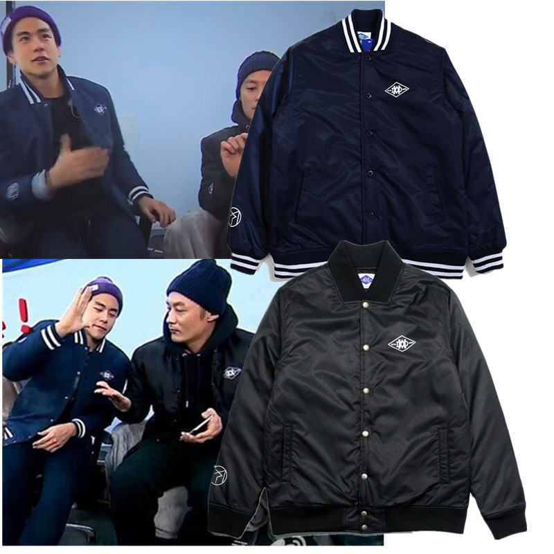 潮牌余文乐彭于晏同款棉衣男夹克冬季?#23578;?#21592;加厚棒球服夹棉服外套