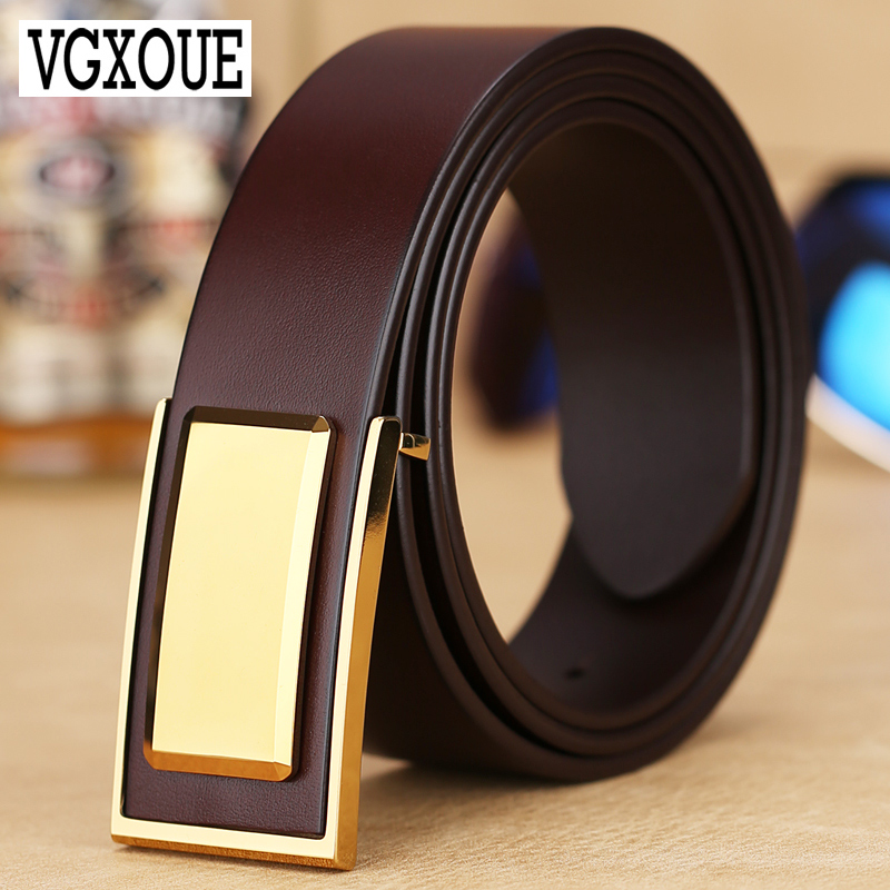 VGXOUE皮带头层牛皮男士钨钢扣头