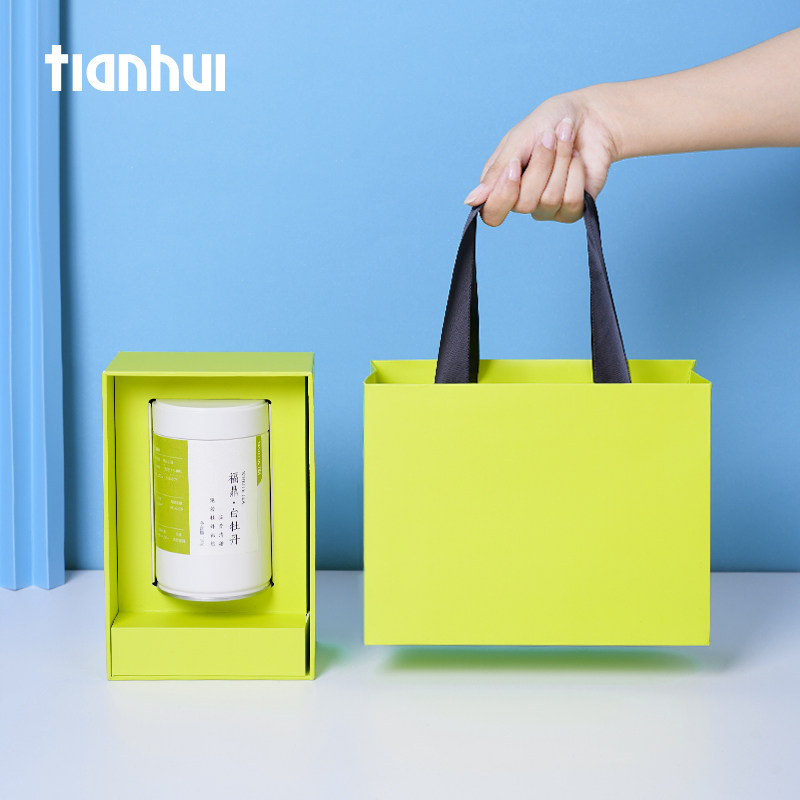 天汇包装马口铁茶罐礼盒铁观音红茶绿茶罐装透明纸盒通用散茶龙井