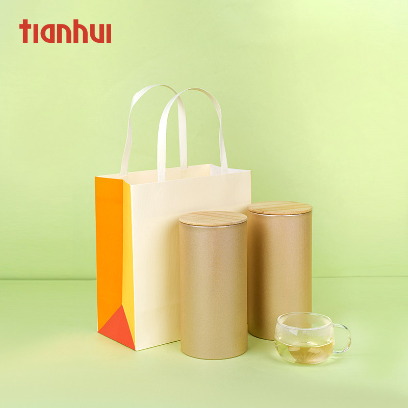 天汇茶叶包装袋环保礼品袋茶罐礼盒加厚纸袋创意手提纸袋印刷定做