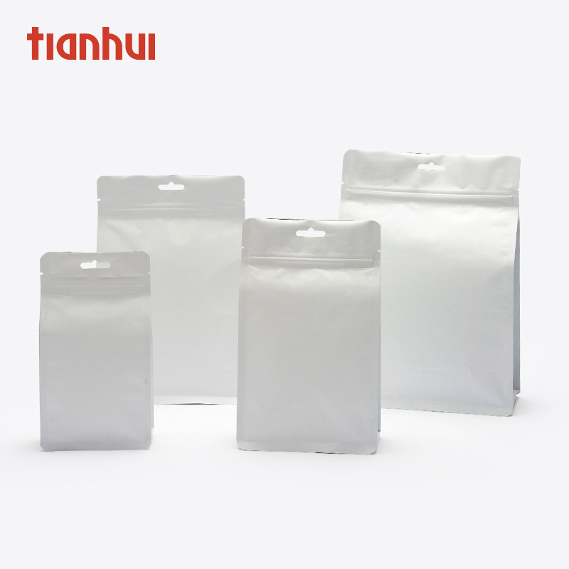 天汇包装 牛皮纸袋自封袋 食品红枣茶叶礼品包装袋子 立体袋定做