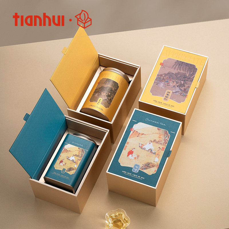 天汇茶叶礼盒精品高档包装盒定制图片