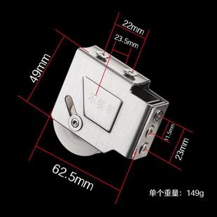 90型铝合金窗不锈钢滑轮静音轮轴承轮推拉门玻璃门90滑轮配. 老式