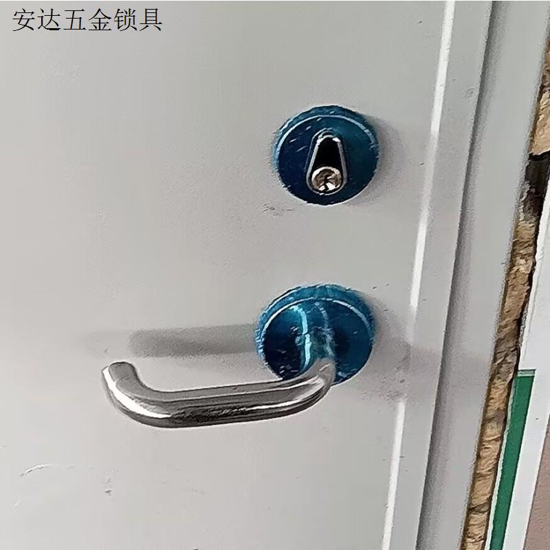 防火门通用通开铝铜不锈钢锁心图片