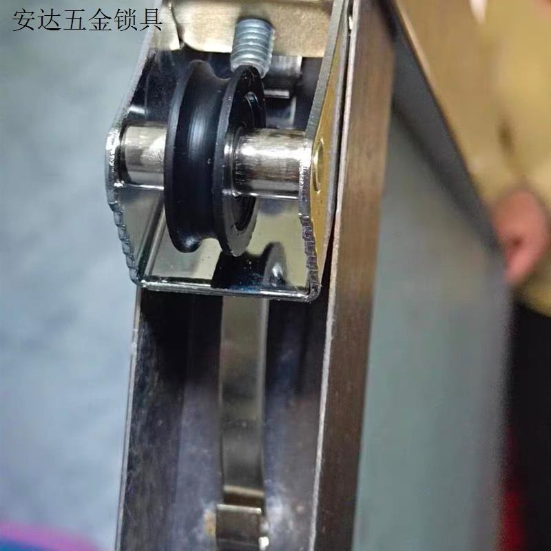 滑轮隔断吊轮玻璃门脚轮浴室双凹下轮凸轮轨道卫生间衣柜移门轮.