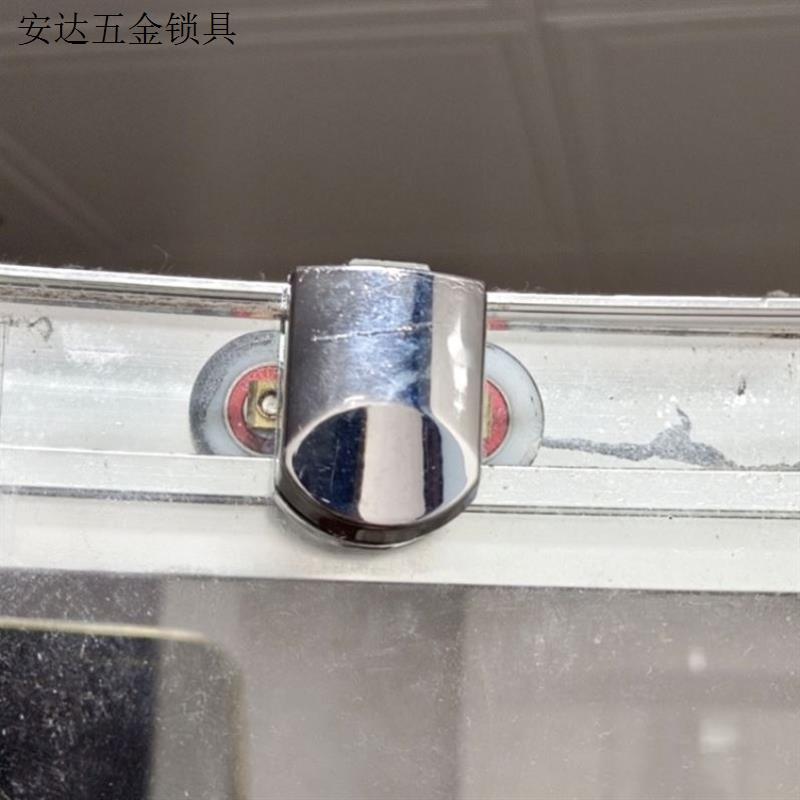 淋浴房滑轮配件大全玻璃推拉移门隔断滚轮老式圆弧形浴室导轨轮.
