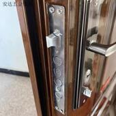 家用老式 防盗门锁体通用型圆头大门群升新多双活双快自提反锁懒.