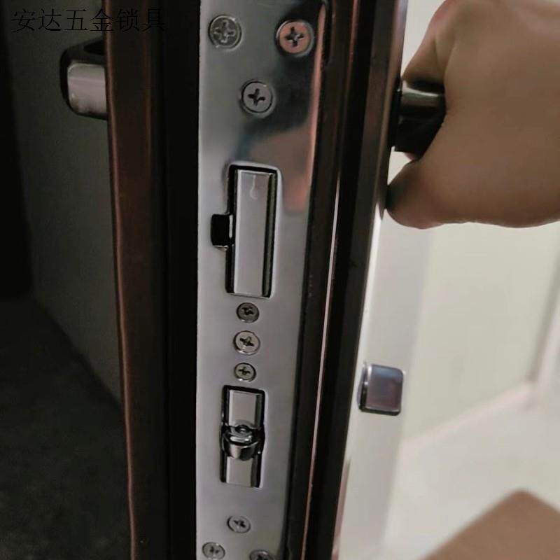 防盗门锁自动锁关门防盗门锁自动反锁通用适配锁芯碰锁特能碰碰锁