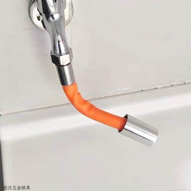延伸器用转换水龙头厨房防溅水嘴可旋转软管子硅胶加长接头向