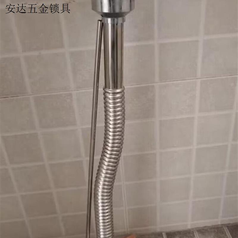 不锈钢小便池下水管壁挂小便斗下水小便器排水管S弯防臭下水配.