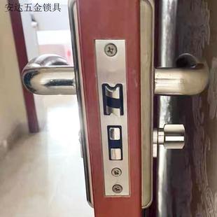 木门锁锁芯50不锈钢小大50木门静音家用卧室通用型锁舌室内锁体
