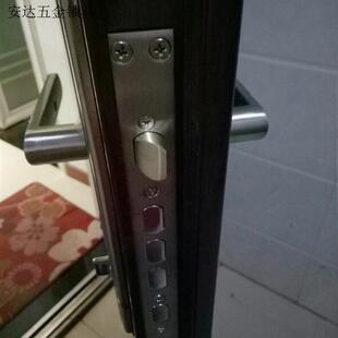 铜锁芯锁体加厚把手通用型大门入户门锁家用门锁防盗门拉手套装.