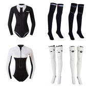 2MM潜水长袜速干船袜运动防滑装 备分体全套沙滩长筒可爱网红新款