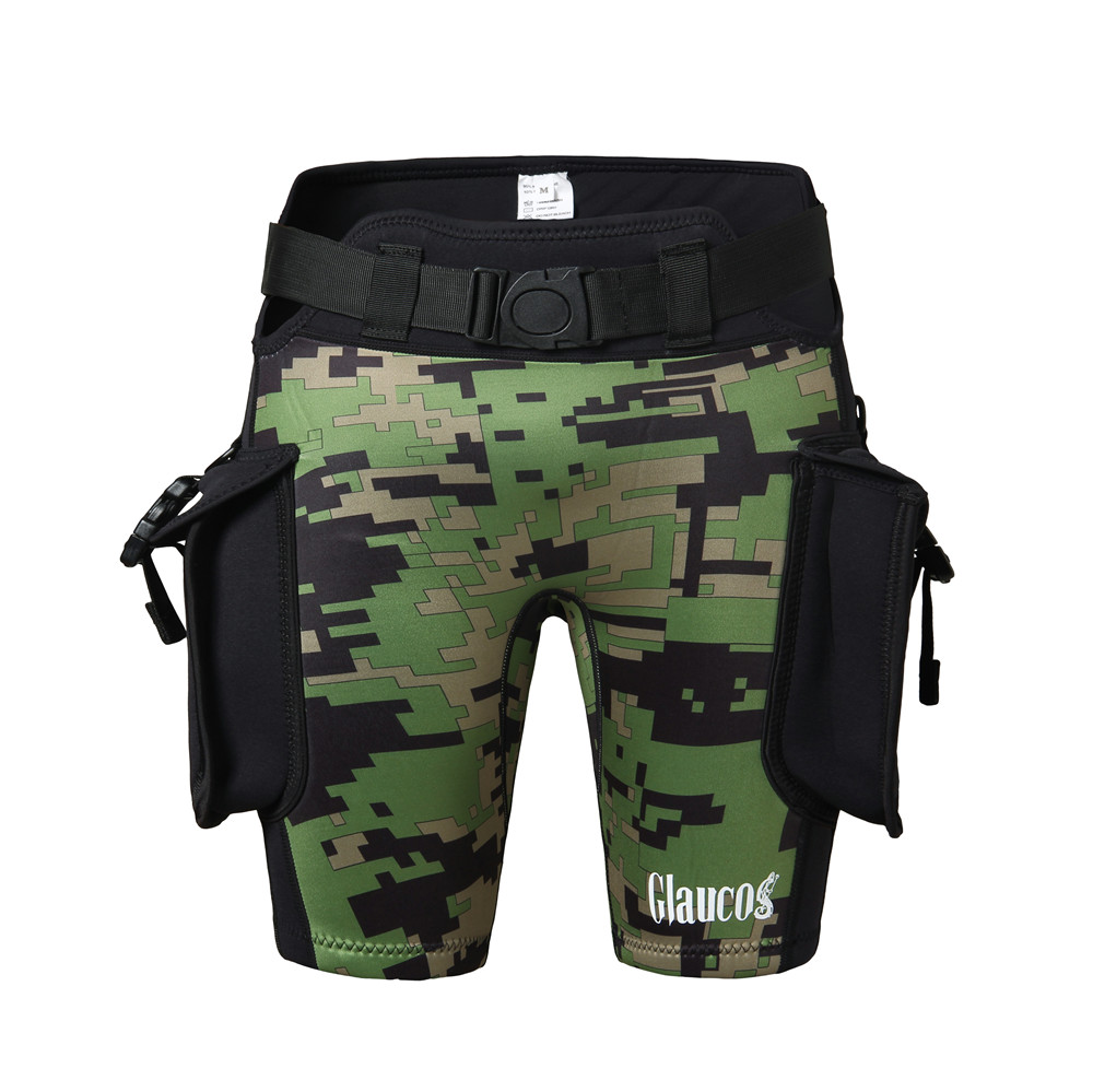 香港技术潜水短裤防晒保暖配重裤