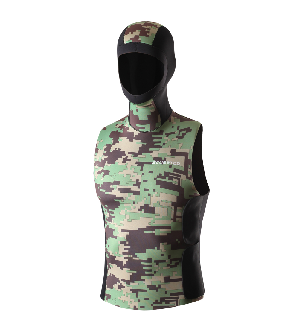 2.5mm男女冲浪背心分体上衣浮潜水母服保暖防成人潜水服防晒泳衣