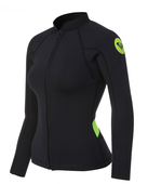 3mm冲浪夹克分体长袖 上衣浮潜水母服保暖防寒防晒潜水服氯丁橡胶