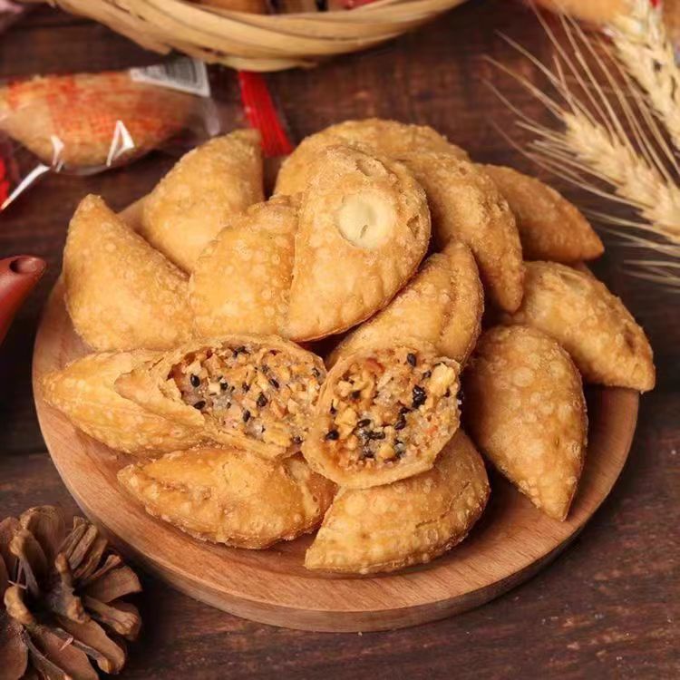 潮汕美食特产酥饺酥角手工油角传统特色糕点潮州小吃零食点心袋装