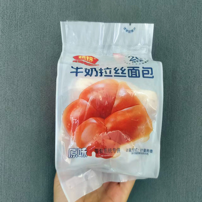 精锐原味牛奶拉丝面包图片