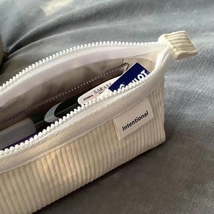 日系化妆包笔袋ins立体式铅笔盒笔盒大容量高中初中文具收纳笔袋