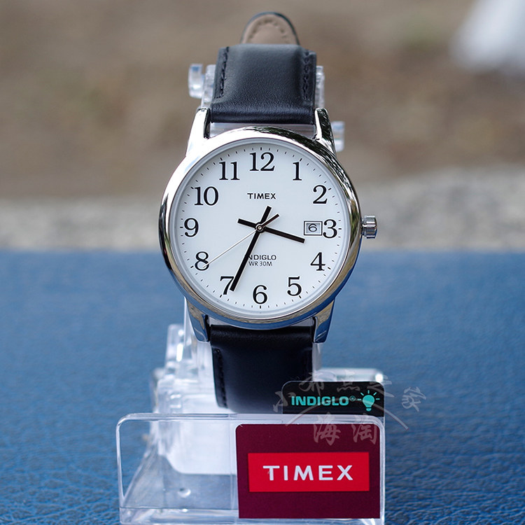 经典新款店铺保修简约时尚男表 t2h281 天美时稀缺真皮表带腕表