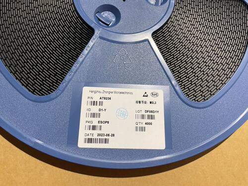 电机驱动芯片IC AT8236 ESOP8 5.5-36V 6A 4A 代替TI DRV8870DDAR