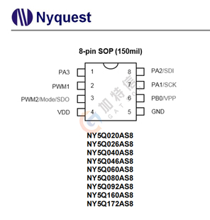 NY5Q060AS8 SOP8 语音IC替代NY3P Ny九齐原装 NY5Q092AS8