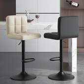 吧台椅家用酒吧椅高脚凳前台升降凳子靠背轻奢吧椅收银柜台椅子旋