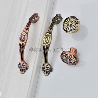 衣柜拉手仿古单孔柜门把手