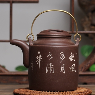 紫砂壶早期一厂名家真品全手工台湾回流牛盖羊桶精品文革壶孤品