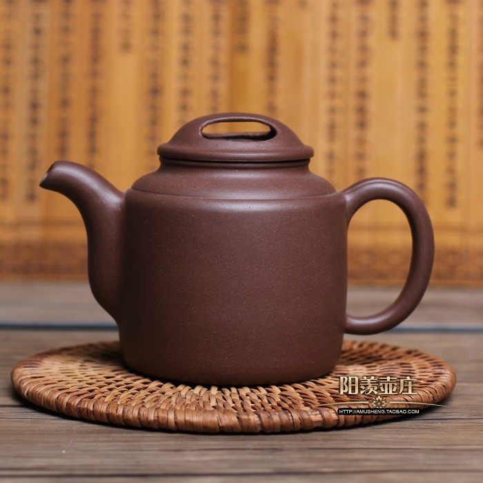 阳羡壶庄宜兴紫砂壶套装名家纯全手工原矿老紫泥羊桶家用茶壶具