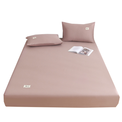 纯棉床笠单件简约纯色