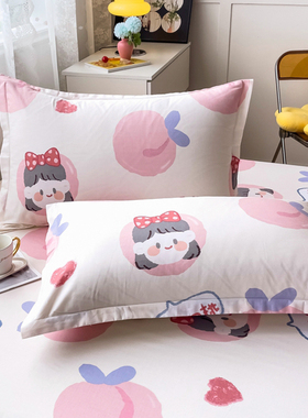 卡通纯棉儿童枕套一对装30×50全棉枕头套40x60枕芯内胆套48x74cm
