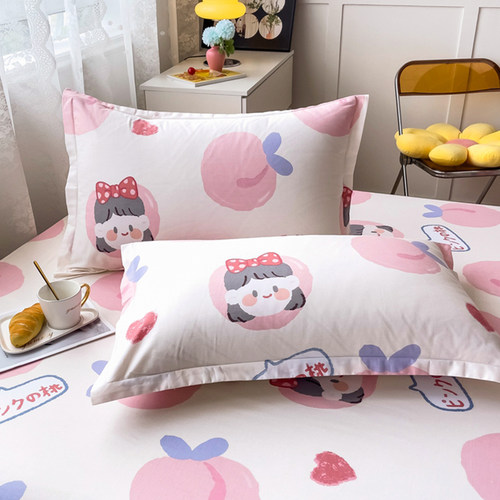 卡通纯棉儿童枕套一对装