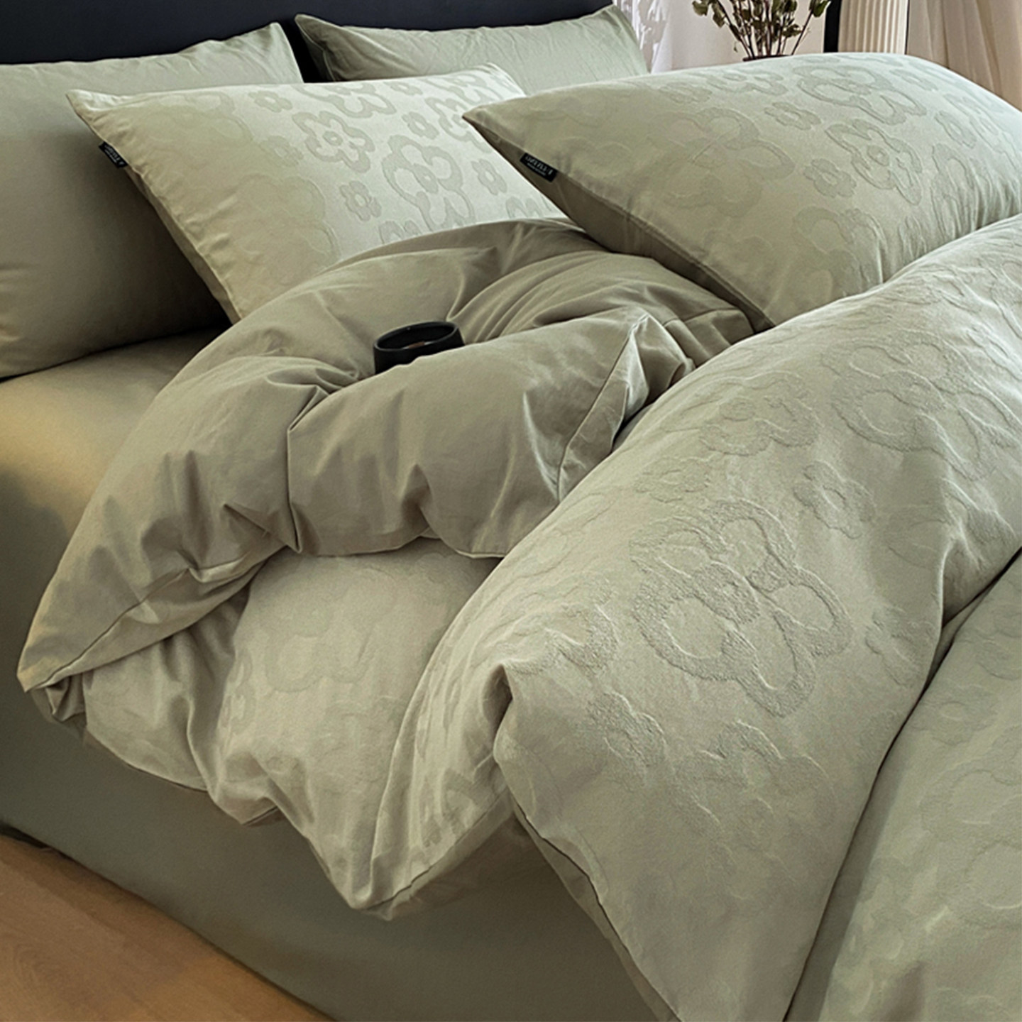 高级感提花全棉床上四件套2025新款加厚纯棉床笠床单被套罩三件套,床上用品,床品套件/四件套/多件套,淘宝优惠券,粉丝福利购,淘宝优惠卷