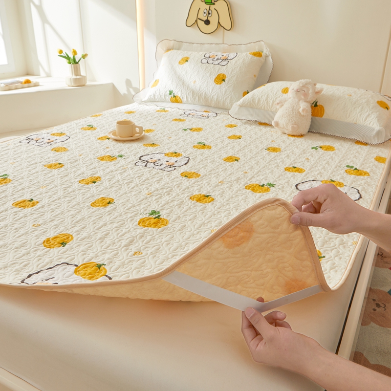 纯棉榻榻米床盖床褥简约花卉