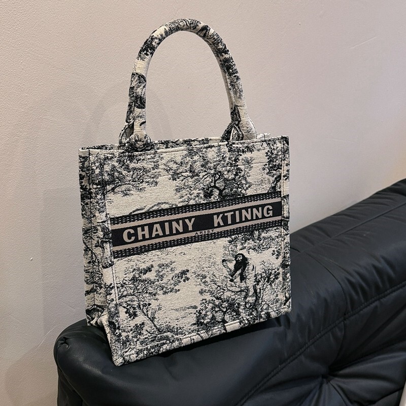 红色婚包女2026新款新娘包高级感单肩帆布包大容量通勤手提托特包