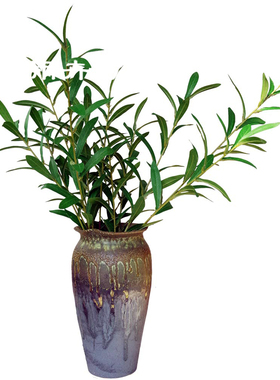 仿真橄榄叶植物婚庆装饰品假树枝