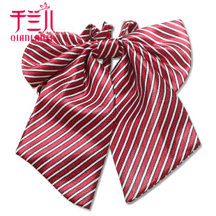 春季 领花空姐银行酒店服务员女士配饰职业蝴蝶结领结女 西装