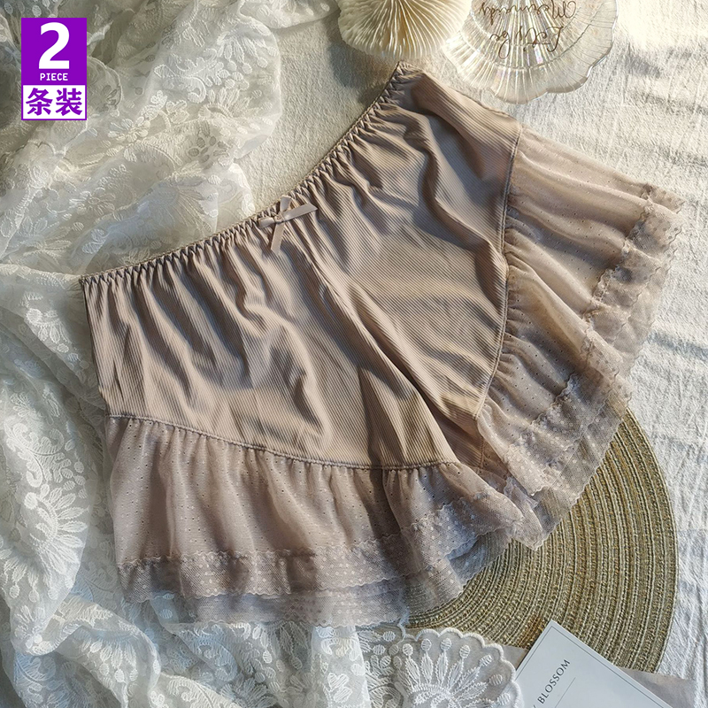 打底褲提花輕薄透氣中腰居家