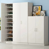 定制鞋 柜家用门口多层收纳柜现代简约靠墙大容量储物柜入户门鞋 柜