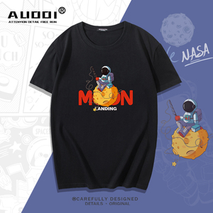 新款夏季短袖男女情侣潮牌纯棉t恤