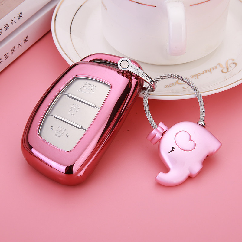 适用于现代新名图IX35瑞纳领动悦纳朗动途胜索八九9车钥匙包IX25