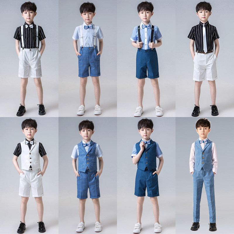 高端男童西装套装演出服